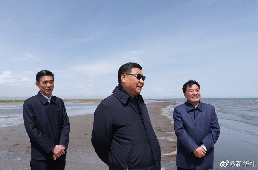 Xi Jinping nel Qinghai per visita d’ispezione nella prefettura autonoma tibetana di Haibei