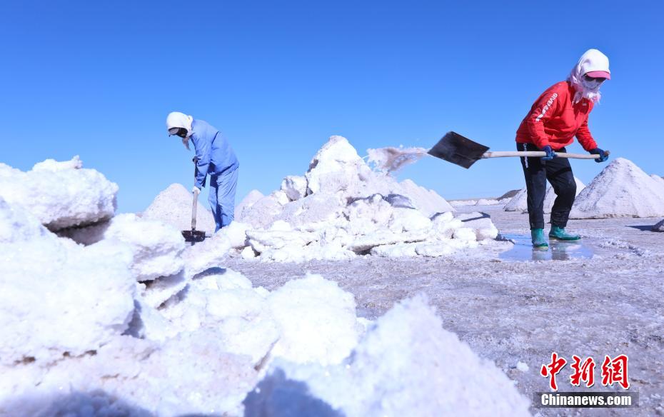 La stagione della lavorazione del sale grezzo