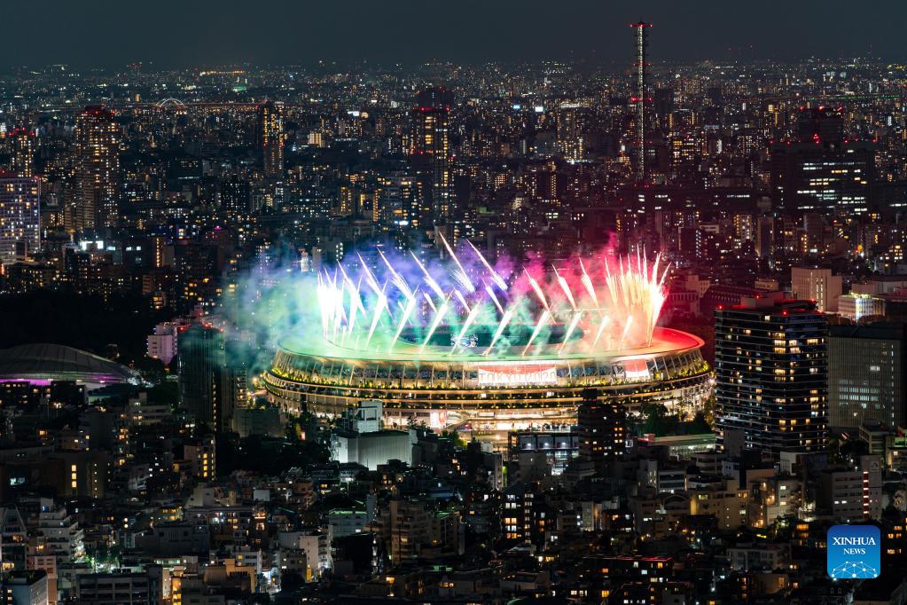 La cerimonia di chiusura dei Giochi Paralimpici di Tokyo 2020 a Tokyo, Giappone. (5 settembre 2021, Cai Yang/Xinhua)