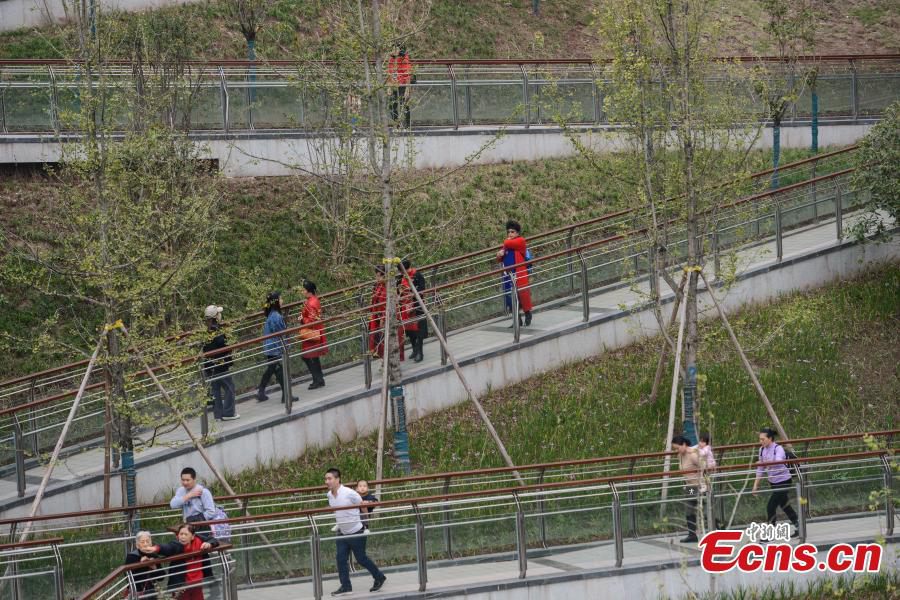 Chongqing: sentiero pedonale assomiglia a 