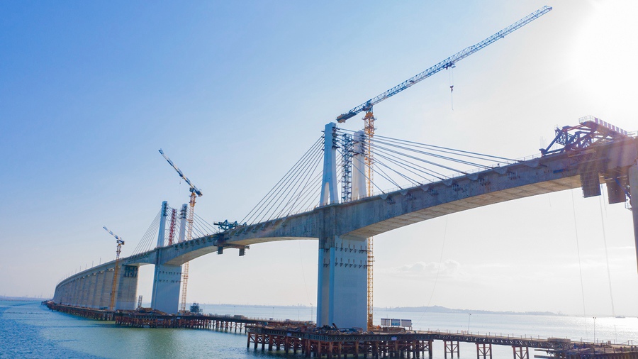 Completato il Ponte sulla Baia Meizhou della nuova ferrovia Fuzhou-Xiamen