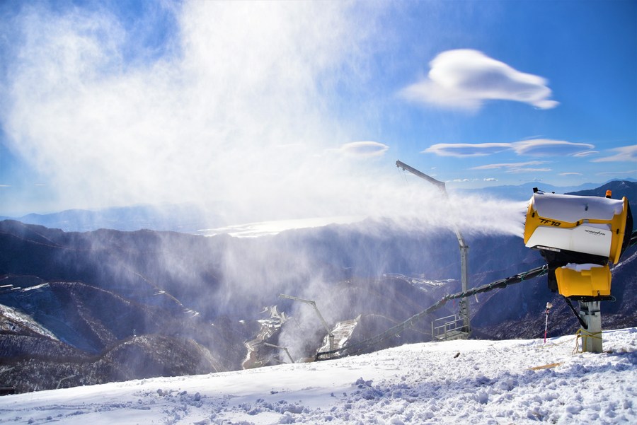 Beijing 2022: al via l'innevamento artificiale del Centro Nazionale di Sci Alpino a Yanqing