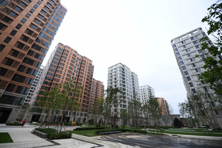  Vista del Villaggio Olimpico per i Giochi Olimpici e Paralimpici Invernali di Beijing 2022. (16 luglio 2021 - Xinhua/Zhang Chenlin)