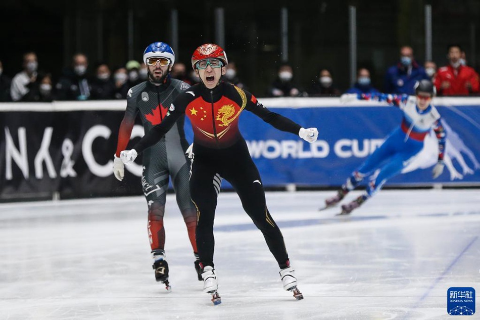 Coppa del mondo di Short Track a Dordrecht: Wu Dajing vince il titolo per i 500m uomini