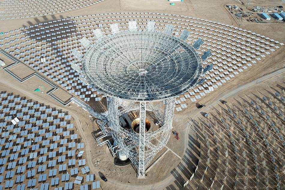 Gansu: progetti di nuova energia rendono verde il deserto del Gobi