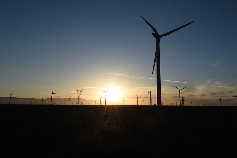 Gansu: progetti di nuova energia rendono verde il deserto del Gobi