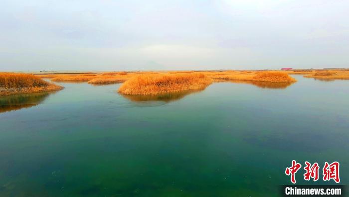 Xinjiang: un paesaggio spettacolare d'inverno del Lago Yong'an