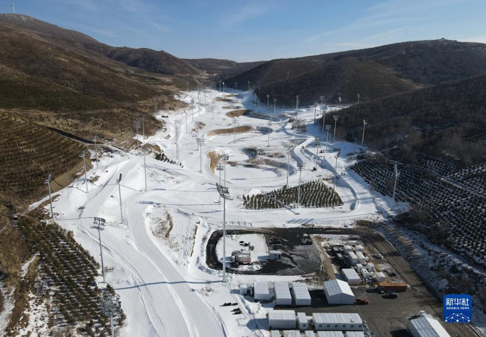 Le piste del Centro Nazionale di Biathlon di Zhangjiakou. (23 dicembre 2021- Xinhua/Yang Shiyao)