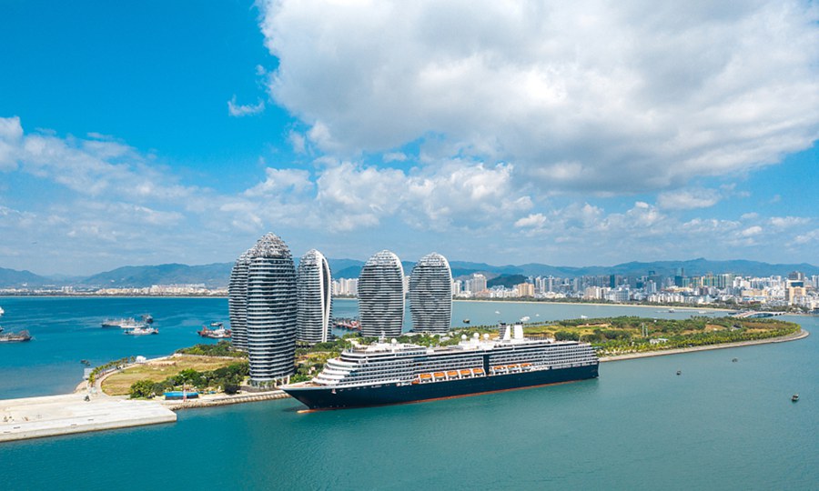 Vista aerea di Sanya, Provincia meridionale di Hainan. (Foto: VCG)