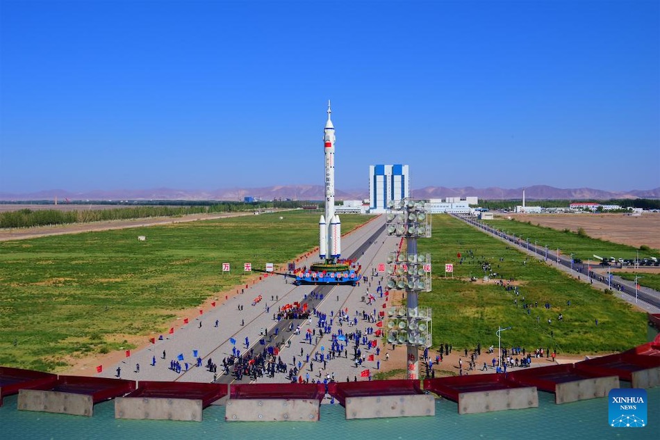 Il cargo e il razzo vettore di Shenzhou N.14 sono stati trasferiti nell'area di lancio