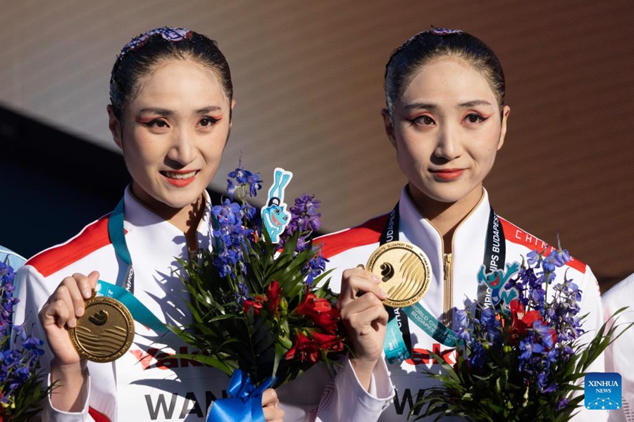 Cina: le gemelle Wang vincono l'oro ai Mondiali di Budapest di nuoto artistico