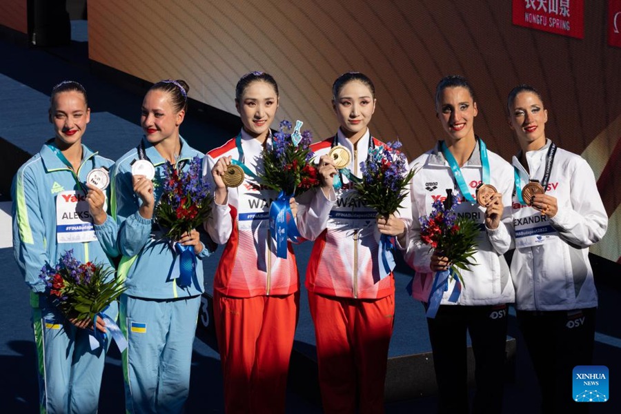 Cina: le gemelle Wang vincono l'oro ai Mondiali di Budapest di nuoto artistico