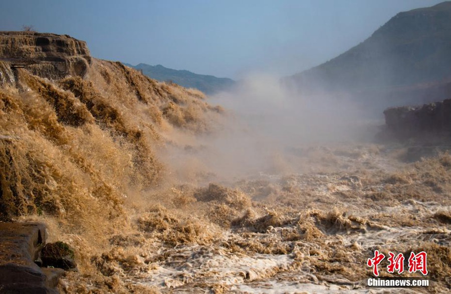 Arriva la stagione ottima per osservazione della cascata Hukou sul fiume Giallo