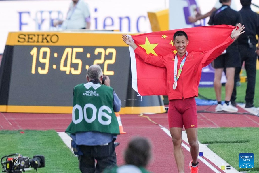 Cina: Wang Jianan vince il primo oro della squadra cinese ai Mondiali di atletica leggera del 2022