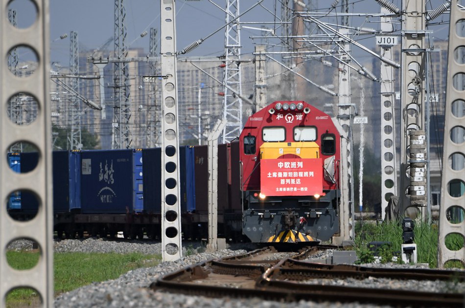 Arriva a Xi'an il treno China-Europe Railway Express per le materie prime dei medicinali cinesi