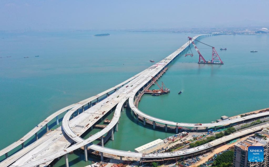 Fujian: completata la costruzione del ponte Xiang'an di 12 chilometri