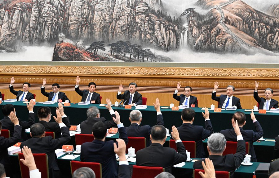 Xi Jinping presiede la seconda riunione del Presidium del XX Congresso Nazionale del PCC