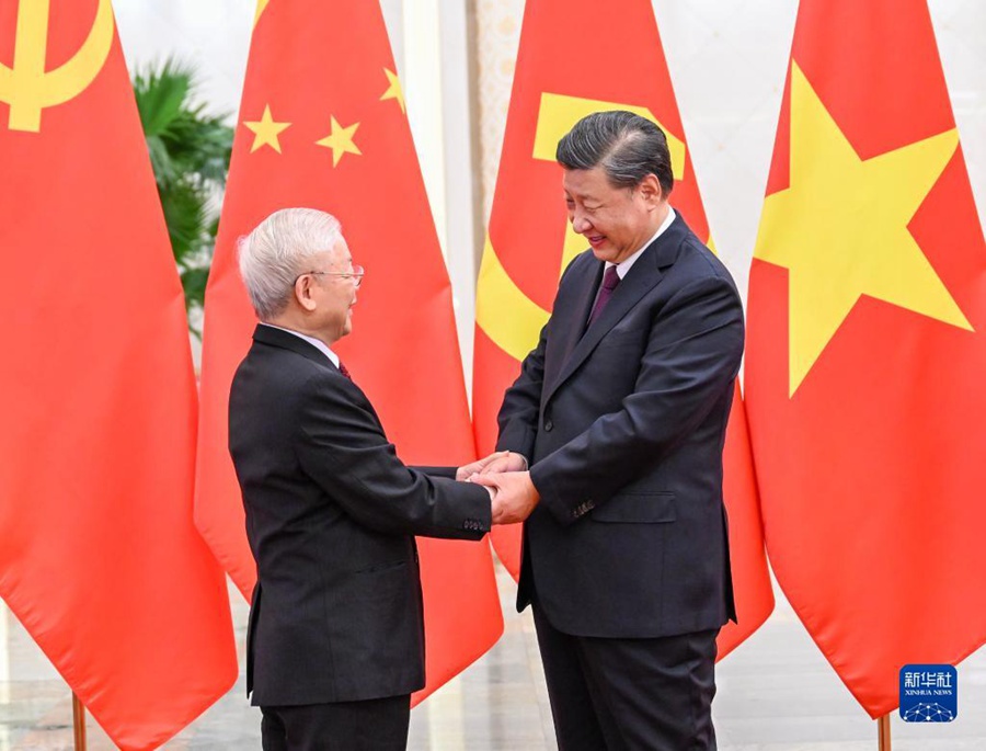 Beijing, colloquio tra Xi Jinping e il suo omologo vietnamita Nguyen Phu Trong