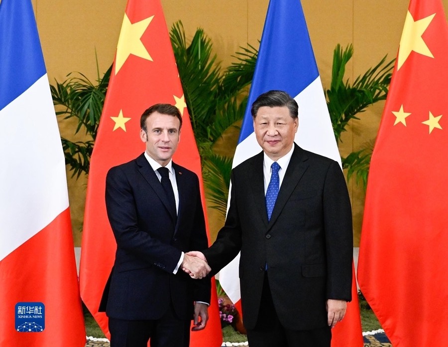 Incontro tra Xi Jinping e Macron