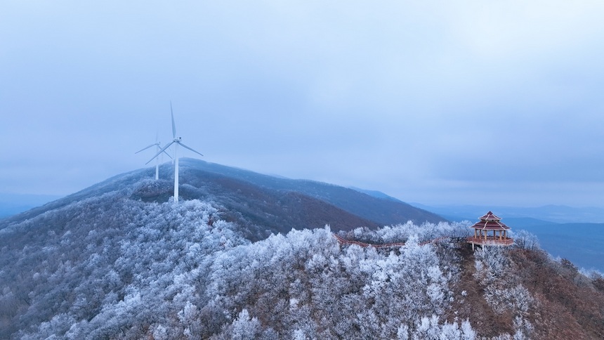 Heilongjiang: il paesaggio innevato del monte Dadingzi