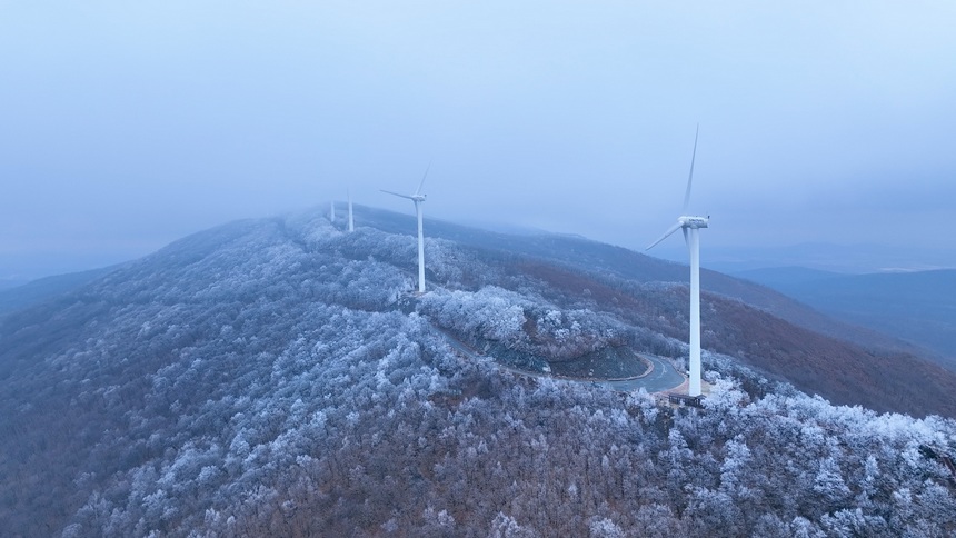 Heilongjiang: il paesaggio innevato del monte Dadingzi