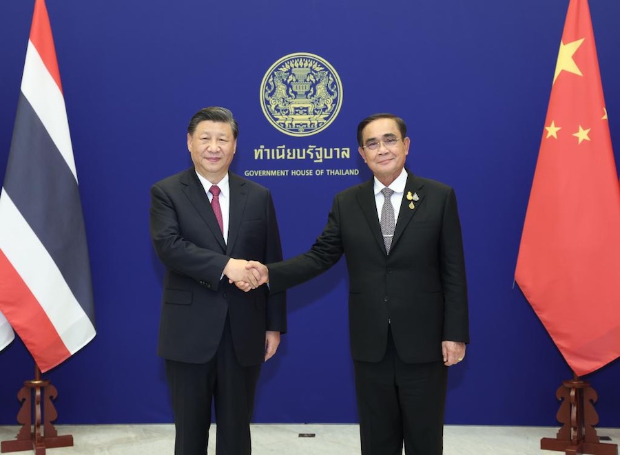 Thailandia, Xi Jinping incontra Prayuth Chan-ocha