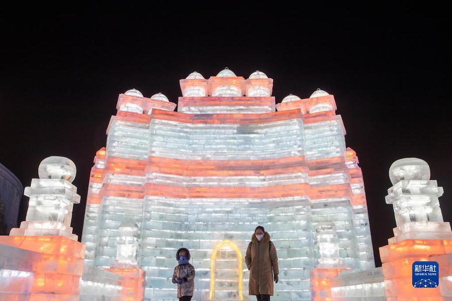 Harbin Ice-Snow World inizia l'apertura di prova