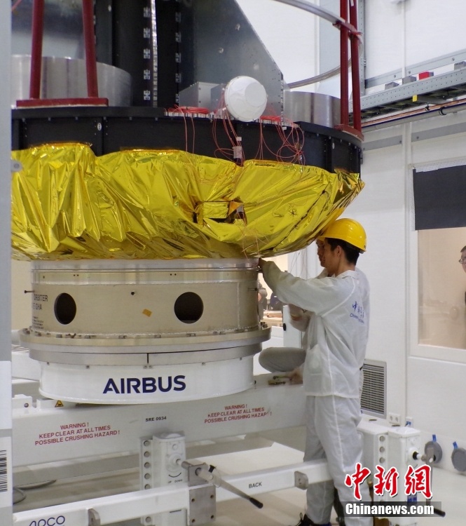 Primo assemblaggio e test del satellite SMILE sviluppato congiuntamente da Cina e Europa