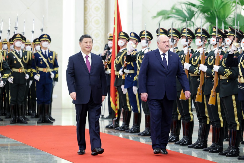 Incontro tra Xi Jinping e Lukashenko