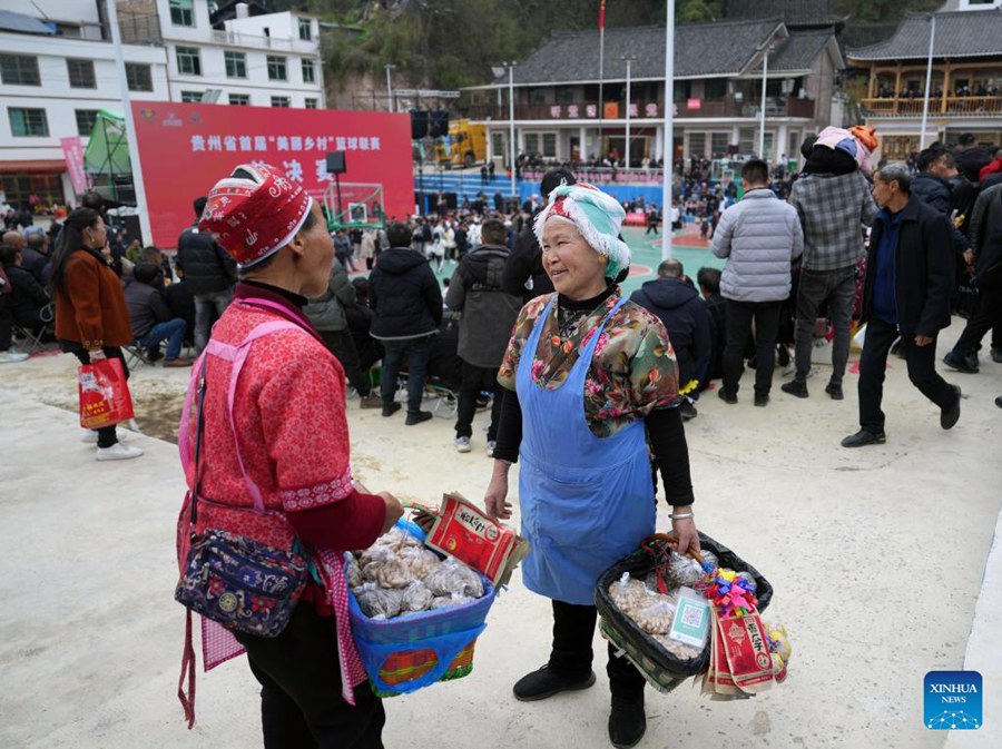 Torneo rurale di basket nel Guizhou accolto con grande entusiasmo