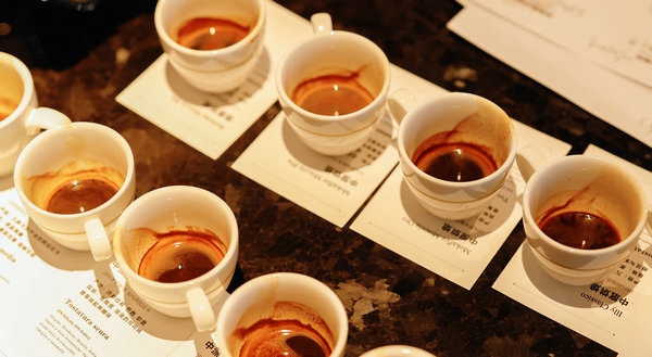 Scatti dalla masterclass "I Love Italian Coffee", tenutasi a Beijing il 24 marzo. (Foto fornita a China Daily)