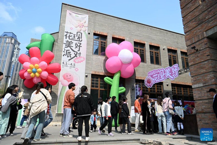 Tianjin: la fioritura di begonie stimola il turismo