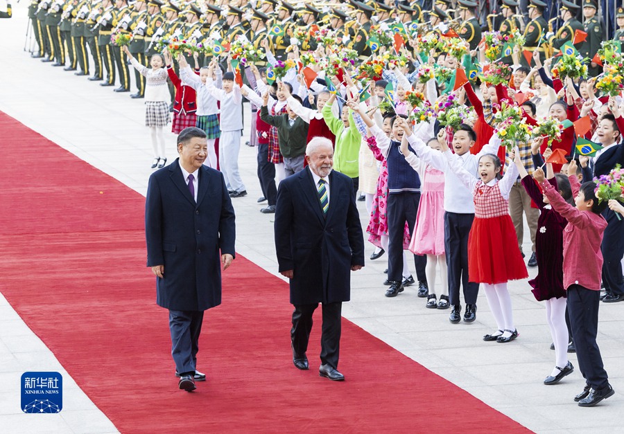 Colloquio tra Xi Jinping e il presidente brasiliano Lula