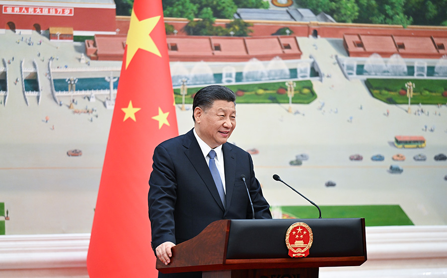 Xi Jinping accetta le lettere credenziali degli ambasciatori