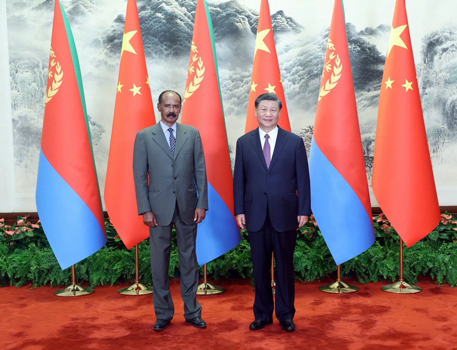 Beijing: colloquio tra Xi Jinping e il presidente eritreo Isaias Afewerki