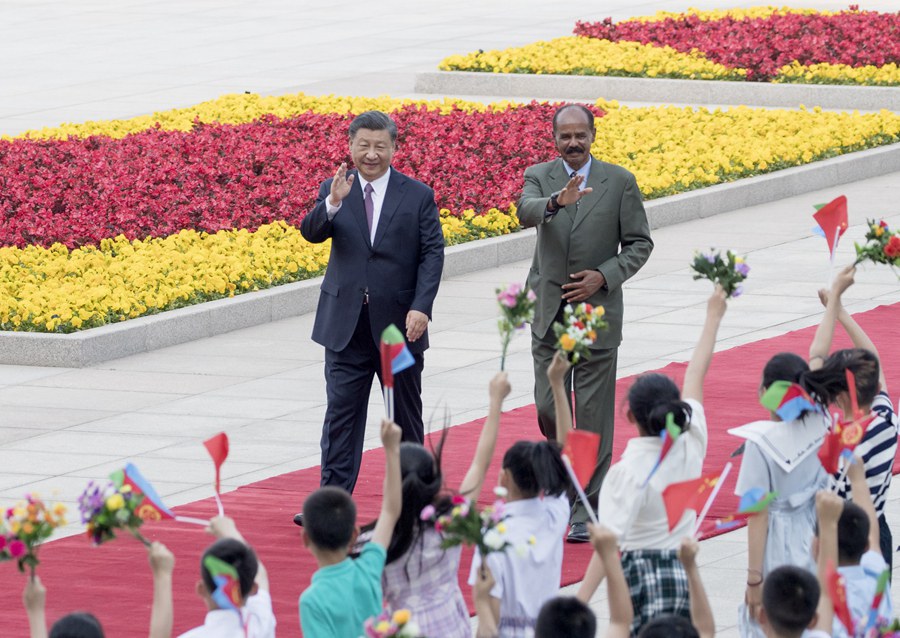 Beijing: colloquio tra Xi Jinping e il presidente eritreo Isaias Afewerki