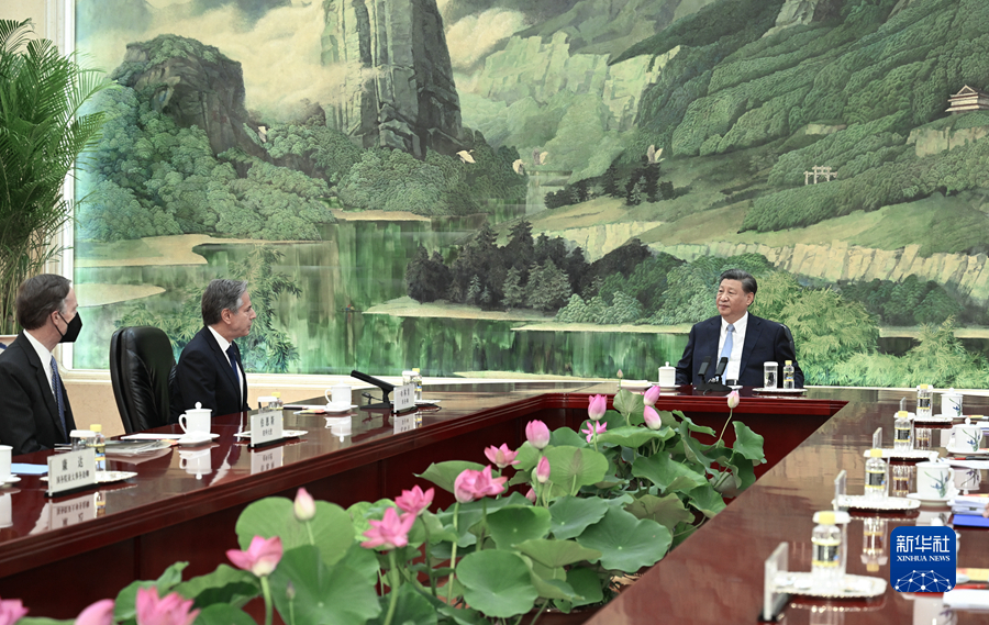 Xi Jinping incontra Anthony Blinken