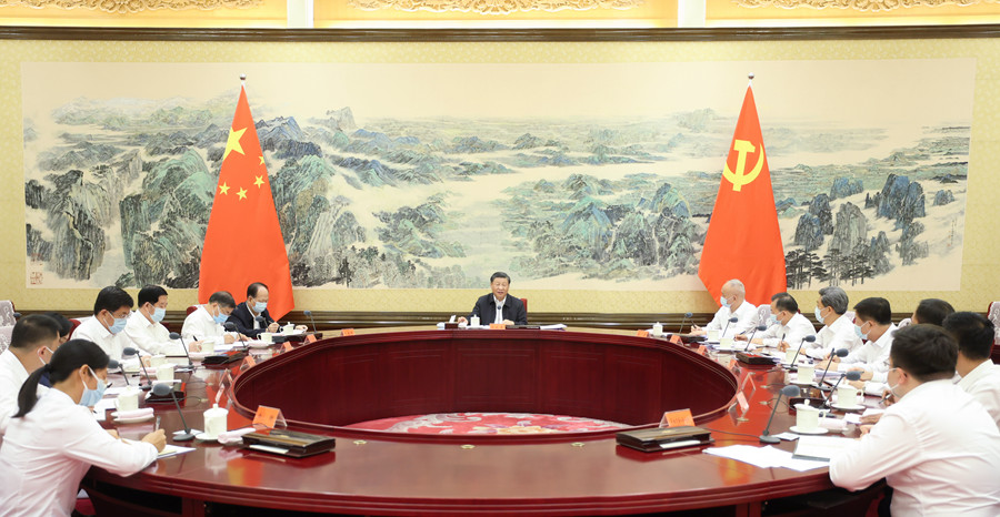 Xi Jinping: dialogo collettivo con i membri del nuovo gruppo dirigente del Comitato Centrale della Lega della Gioventù Comunista