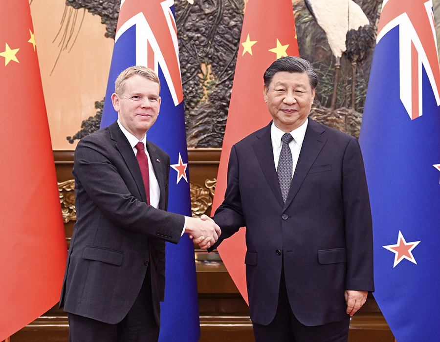 Xi Jinping incontra Chris Hipkins