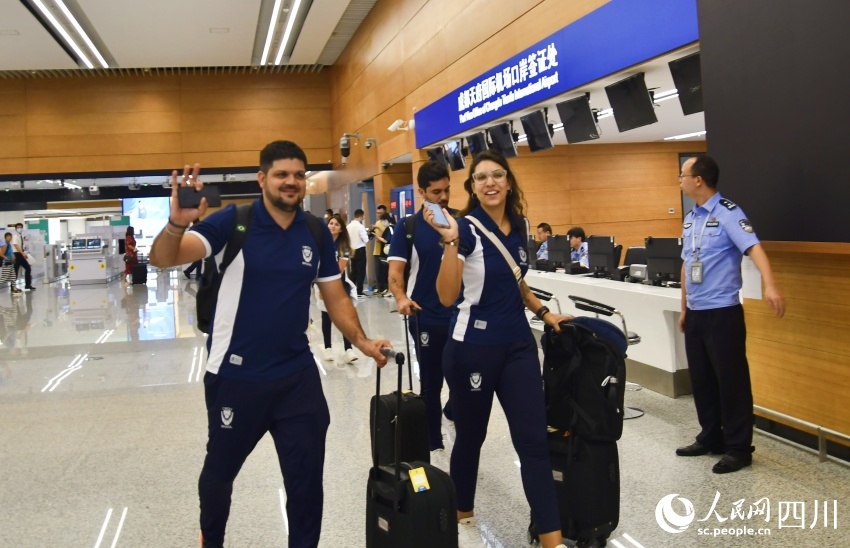 Le Universiadi di Chengdu danno il benvenuto alla prima delegazione all'estero