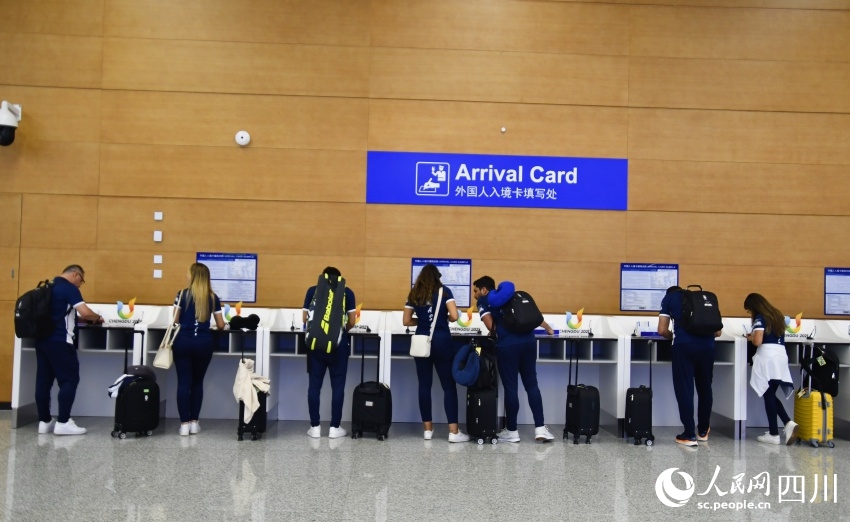 Le Universiadi di Chengdu danno il benvenuto alla prima delegazione all'estero