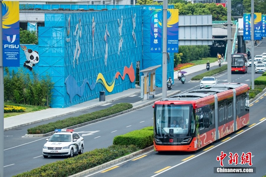 Chengdu: l'ART in operazione di prova per le Universiadi di Chengdu