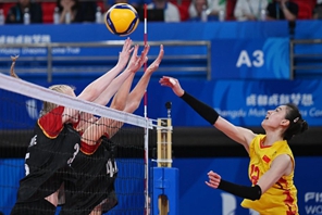 Universiadi di Chengdu: la Cina supera la Germania 3-1 e vince la prima vittoria nella pallavolo femminile