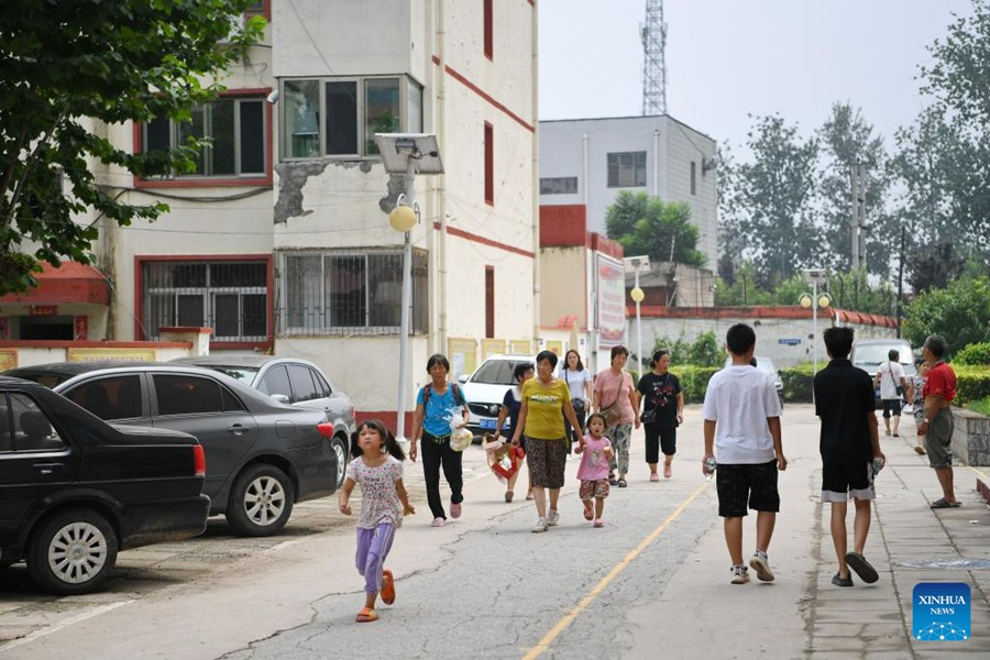 Soccorso in corso nella città di Zhuozhou