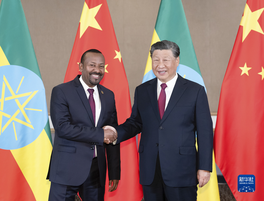 Incontro tra Xi Jinping e Abiy Ahmed Ali