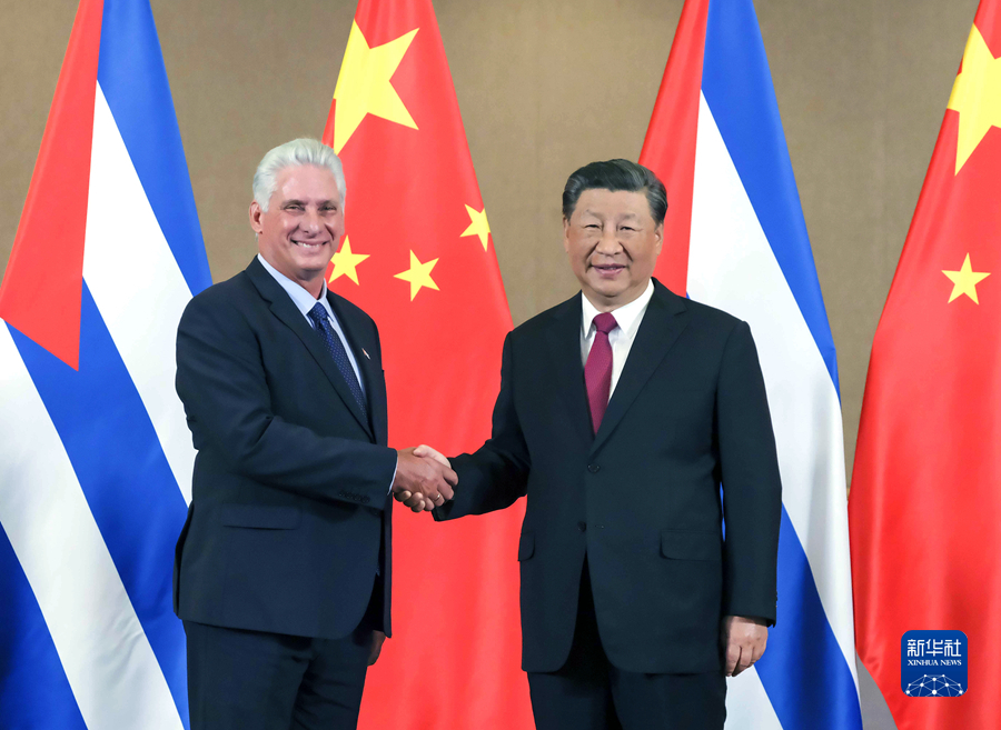 Incontro tra Xi Jinping e Miguel Díaz-Canel Bermúdez