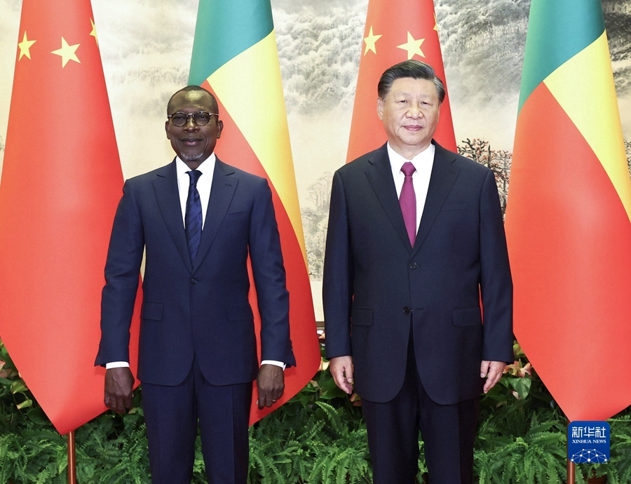 Incontro tra Xi Jinping e Patrice Talon