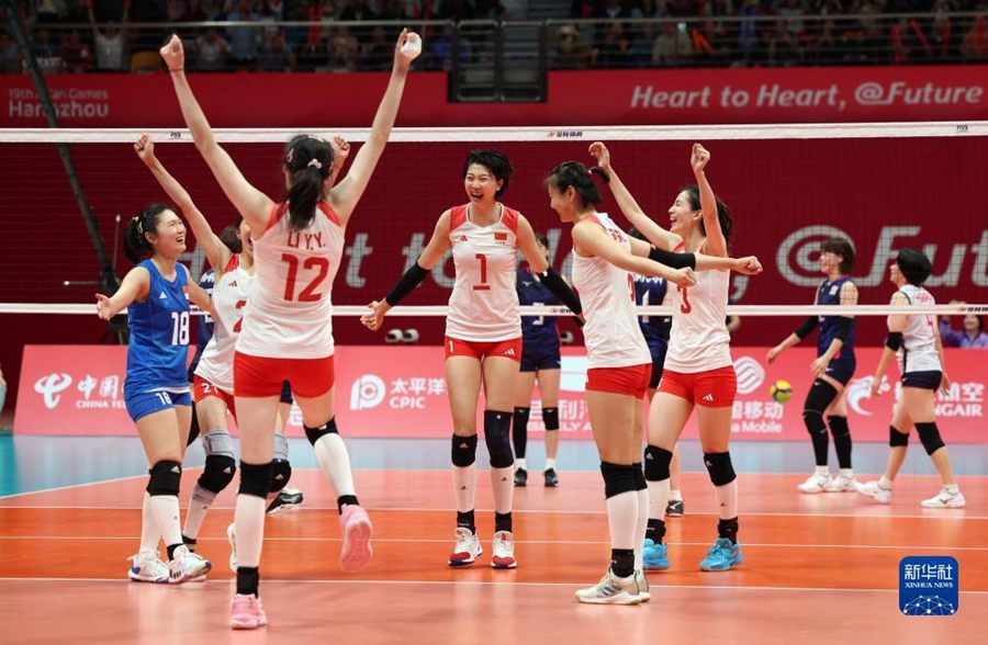 XIX Giochi Asiatici: la Cina ha vinto la medaglia d'oro nella finale femminile di pallavolo