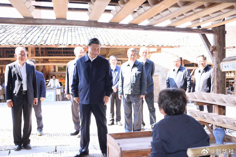 Viaggio d'ispezione di Xi Jinping a Jingdezhen e Shangrao, nella provincia del Jiangxi