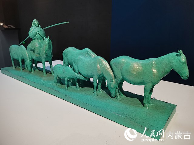 La prima Mostra Internazionale di Scultura di Hohhot si apre al Museo d'arte della scultura di Hohhot